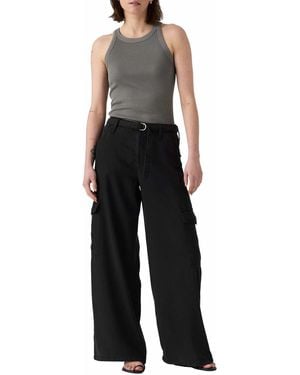 Levi's Baggy Dad Cargo Pantalon - Noir