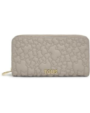 Tous Portafoglio medio 2002186343 Puffy Bear Topo - Grigio