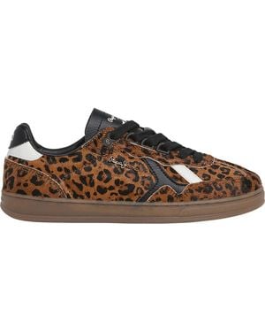 Pepe Jeans Ball Print Trainers EU 36 - Braun