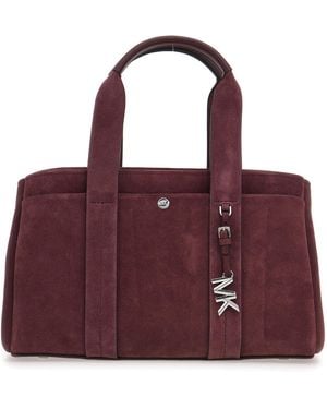 Michael Kors SM EW SATCHEL OXBLOOD - Viola