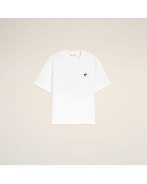 Ami Paris T-Shirt Ami De Cœur Tulipe - Bianco