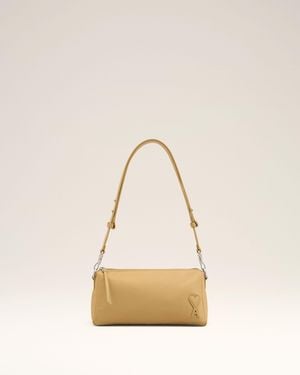 Ami Paris Marcel Tasche Aus Beigem Nylon - Natur