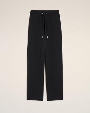 Ami Paris Ami De Coeur Jogginghose Aus Schwarzer Baumwolle Schwarz