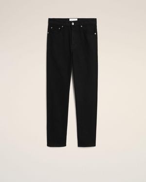 Ami Paris Tapered-Fit-Jeans Aus Schwarzer Baumwolle