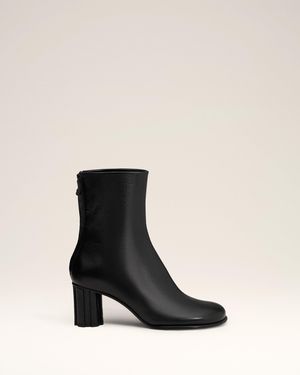 Ami Paris Anatomisch Geformte Piano Stiefel Aus Schwarzem Leder