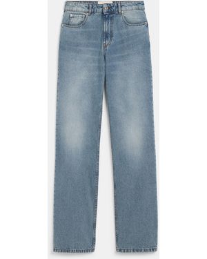 Ami Paris Large-Fit-Jeans Aus Blauer Baumwolle Blau
