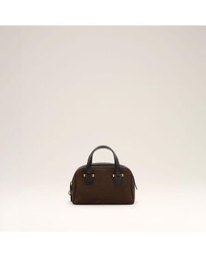 Ami Paris Borsa Bowling Georges Piccola - Marrone