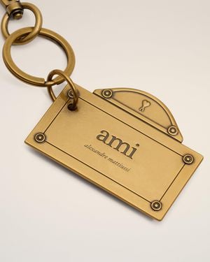 Ami Paris Street Schlüsselanhänger - Mettallic