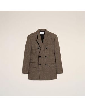 Ami Paris Blazer Doppiopetto - Marrone