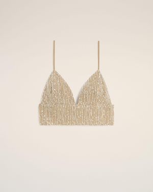 Ami Paris Kurzes Top - Natur