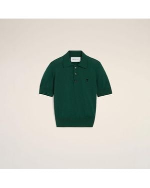 Ami Paris Polo Ami De Cœur - Verde