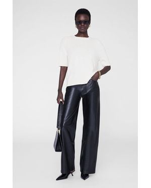 Anine Bing Manon Pant - White