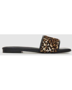 Anine Bing Ria Slides - Metallic