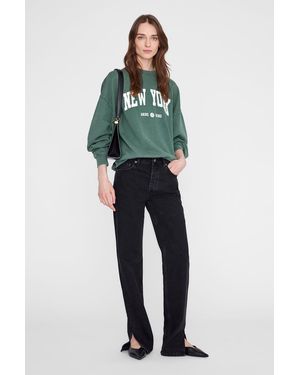 Anine Bing Miles Sweatshirt New York College - Green