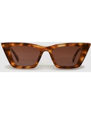 Anine Bing Lille Sunglasses - Brown