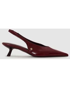 Anine Bing Hilda Slingback Court Shoes - Brown