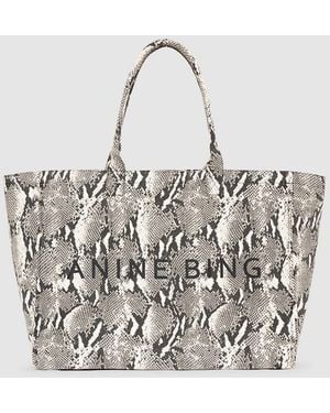 Anine Bing Leo Canvas Tote - Multicolour