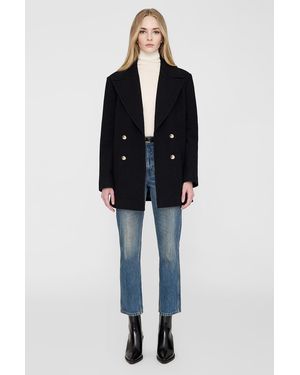 Anine Bing Glenn Peacoat - Blue