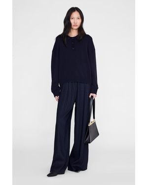 Anine Bing Lee Polo Jumper - Blue
