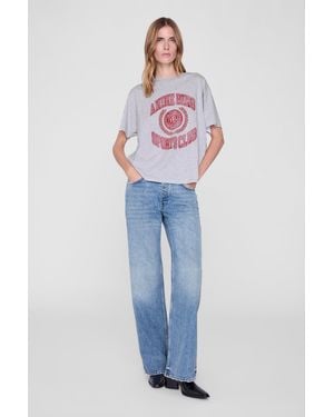 Anine Bing Cade Tee Collegiate - Blue