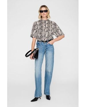 Anine Bing Avi Tee - Blue