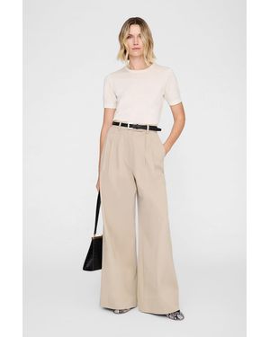 Anine Bing Lou Trouser - Natural
