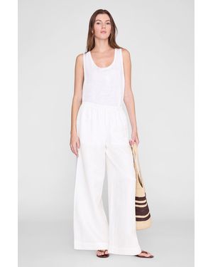 Anine Bing Roslyn Pant - White