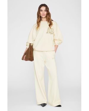 Anine Bing Kacey Sweatpant Monogram - Natural
