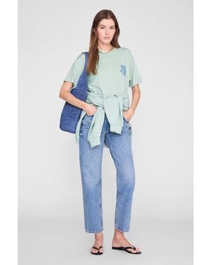 Anine Bing Cade Tee Wave - Blue