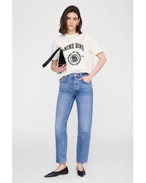 Anine Bing Jaylin Tee Collegiate - Blue