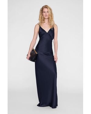 Anine Bing Bar Maxi Skirt - Blue