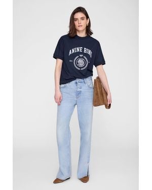 Anine Bing Jaylin Tee Collegiate - Blue
