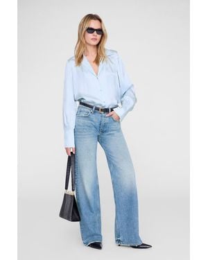 Anine Bing Bethany Shirt - Blue