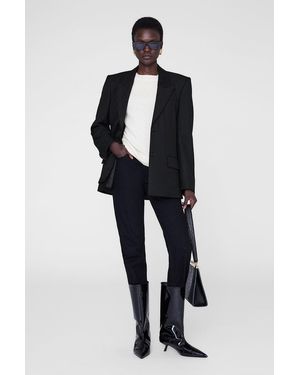 Anine Bing Ross Single-breasted Blazer - Black