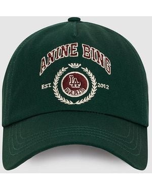 Anine Bing Jeremy Baseball Cap Collegiate - Green