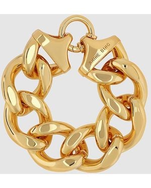Anine Bing Chunky Chain Bracelet - Metallic