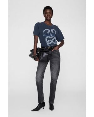 Anine Bing Lili Tee Snake - Blue