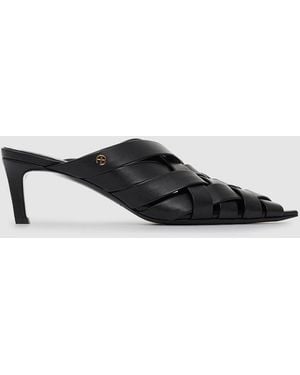 Anine Bing Eve Mules - Black
