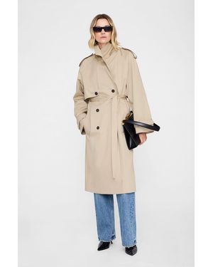 Anine Bing Rickie Maxi Trench - Blue