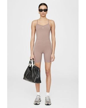 Anine Bing Val Short One Piece - White