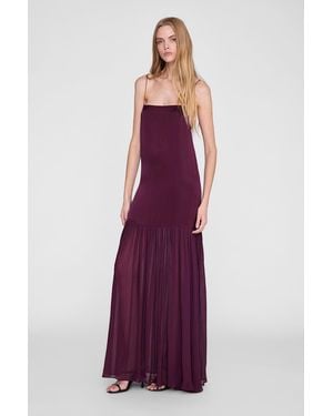 Anine Bing Clementine Dress - Purple