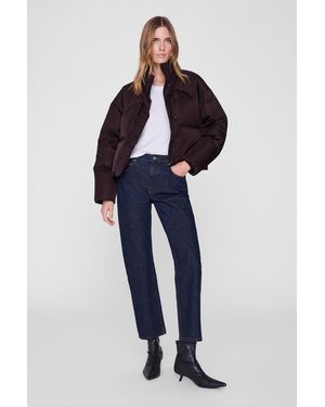 Anine Bing Oslo Cropped Puffer - Blue