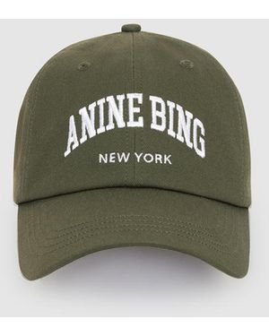 Anine Bing Jeremy Baseball Cap Ny - Green