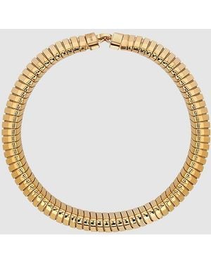 Anine Bing Coil Chain Bracelet - Metallic