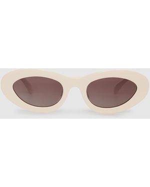 Anine Bing Roma Sunglasses - Natural