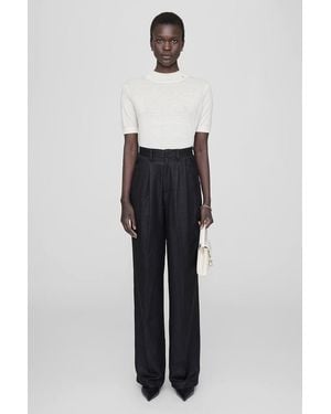 Anine Bing Carrie Pant - White