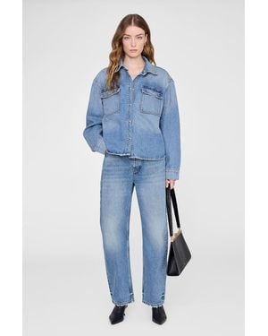 Anine Bing Paxton Shirt - Blue