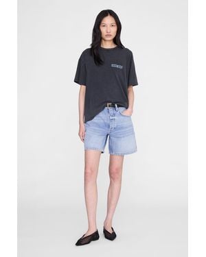 Anine Bing Cade Tee Palm - Blue