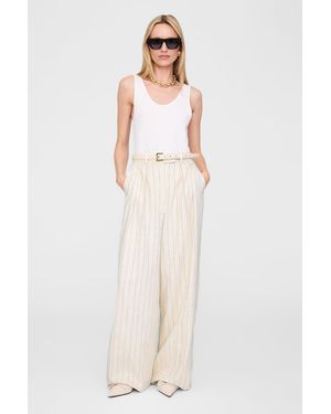 Anine Bing Lou Trouser - Natural