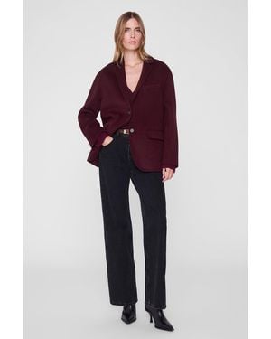 Anine Bing Quinn Blazer - Red